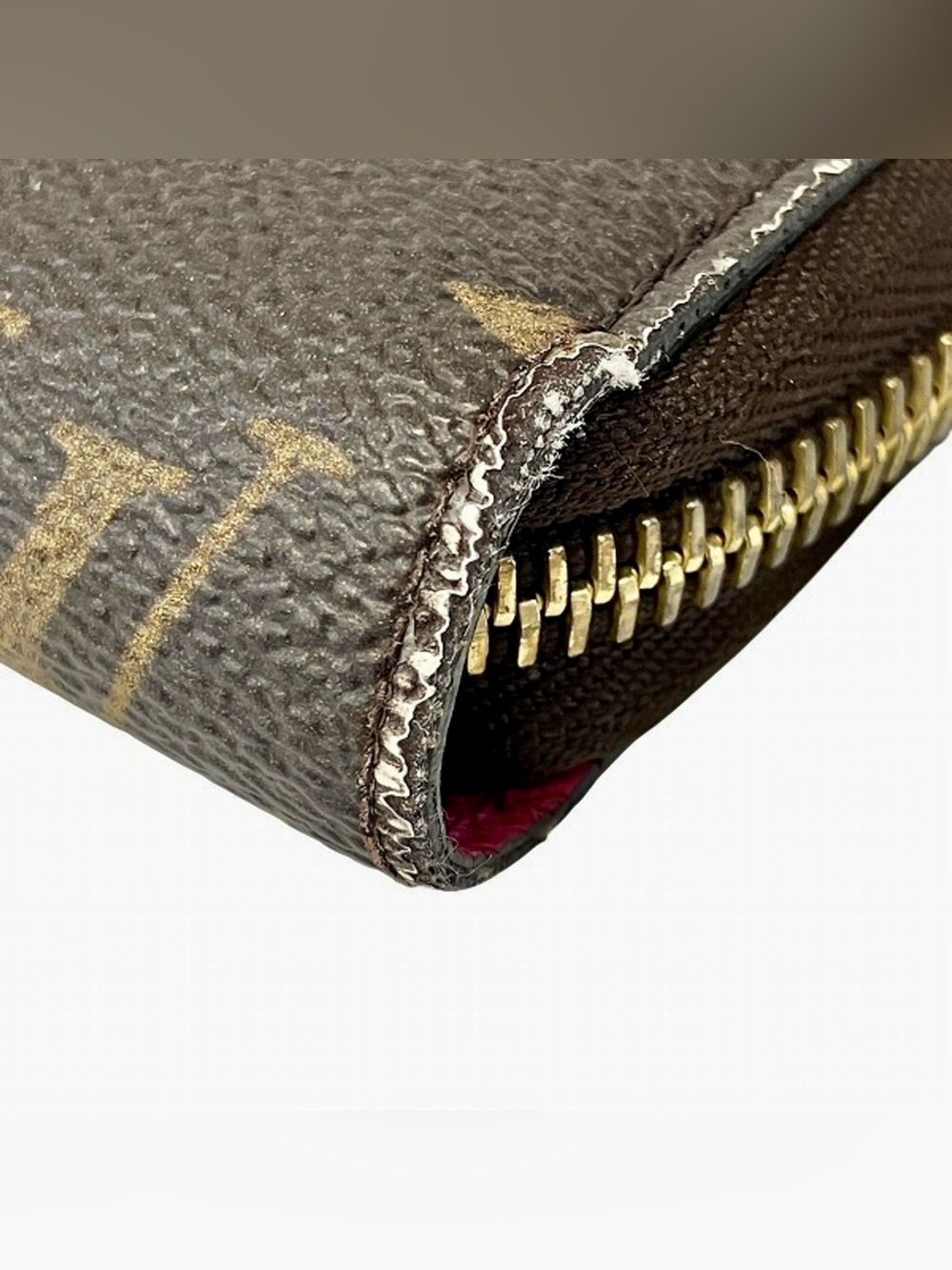 RARE LOUIS VUITTON Wallet Monogram Lovelock Wallet Purses Bag PVC Leather M641 - Picture 6 of 12
